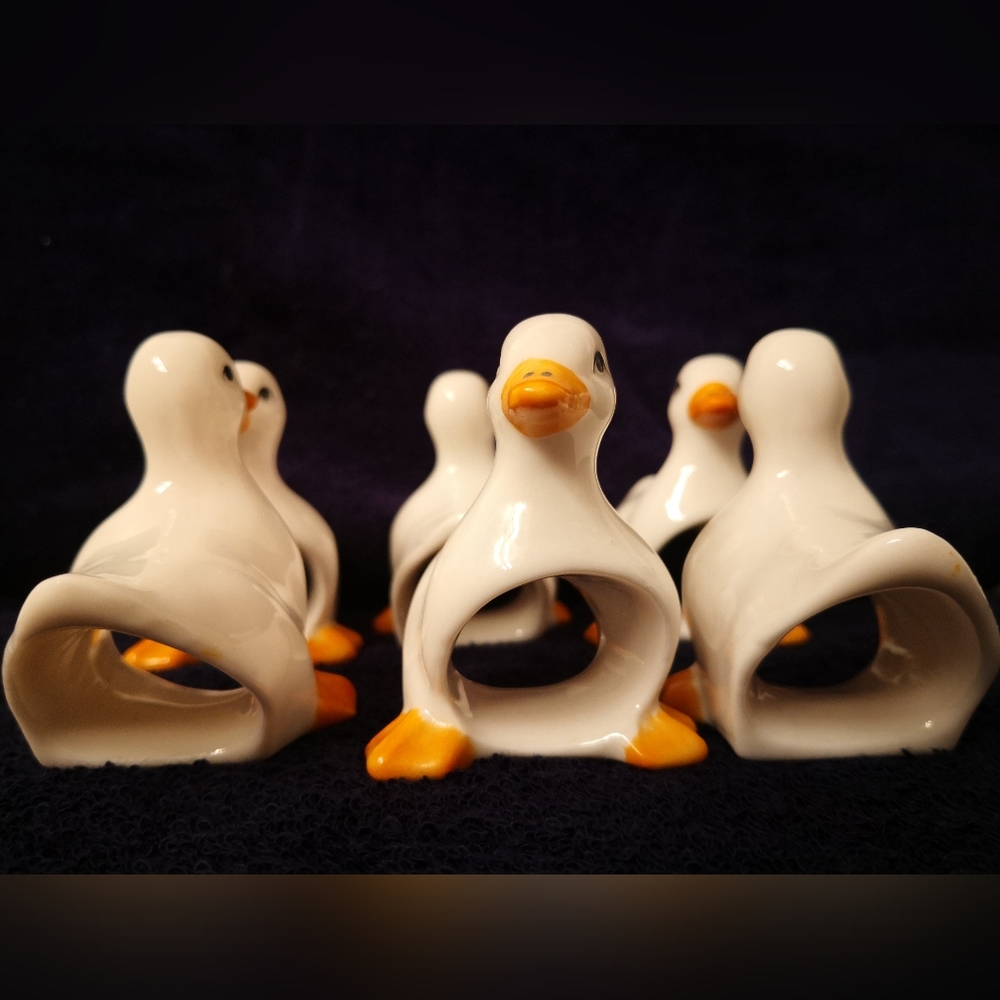 SALE Duck Napkin Rings - Picture 3 of 16